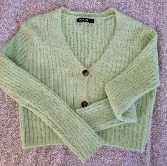 Nasty Gal Lime Green Sweater - Picture 5 of 5